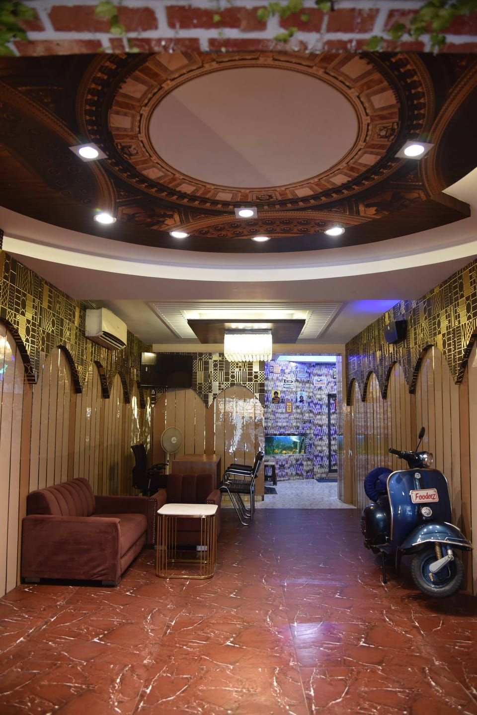 Interior entrance