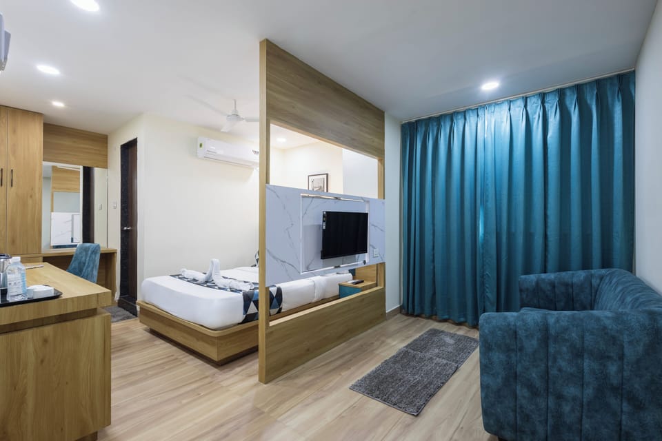 Premium Double Room | Premium bedding, memory foam beds, desk, soundproofing
