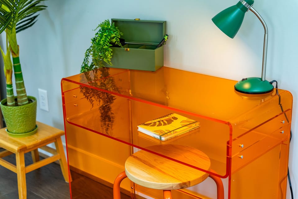Dedicated workspace for the master's bedroom