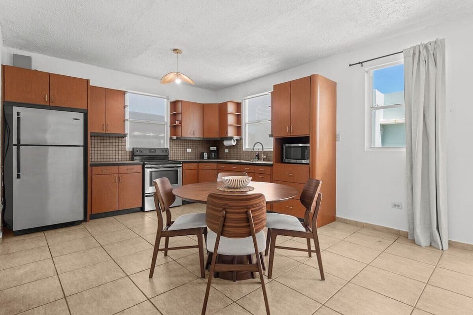 Open kitchen and dining area perfect for shared meals