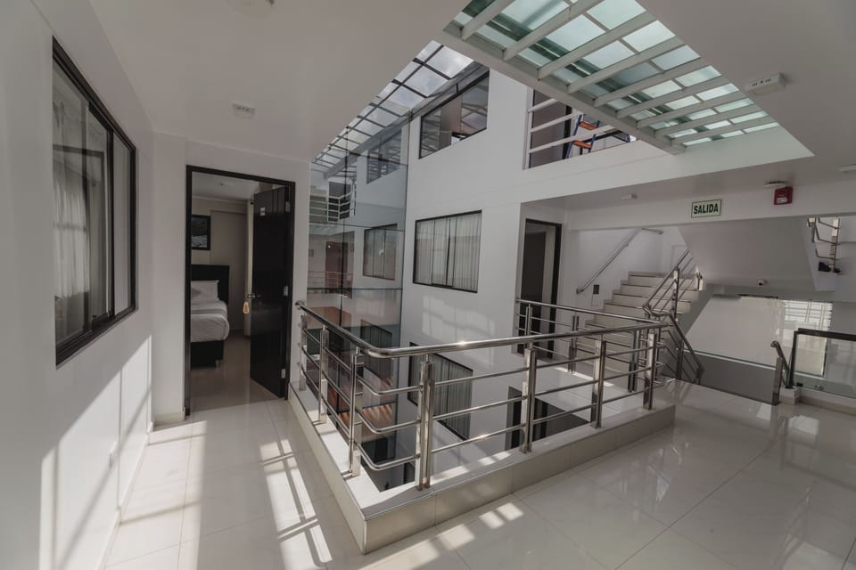 Interior entrance