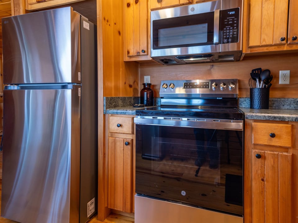 Modern appliances make cooking effortless and enjoyable.