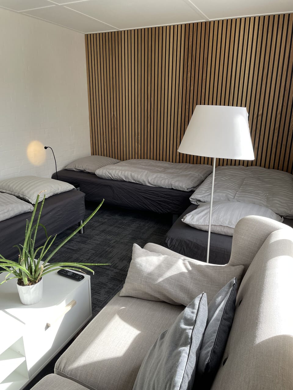 Premium bedding, pillowtop beds, individually furnished, desk
