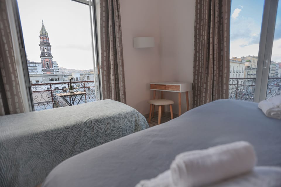 Comfort Triple Room, Balcony, Sea View | Desk, soundproofing, free WiFi