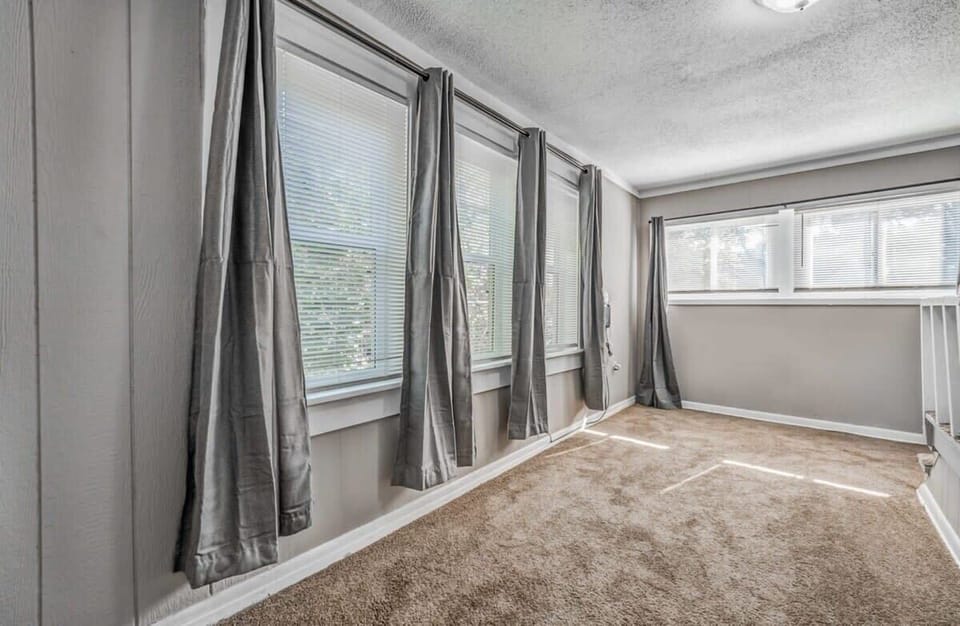 Large windows for natural lighting!