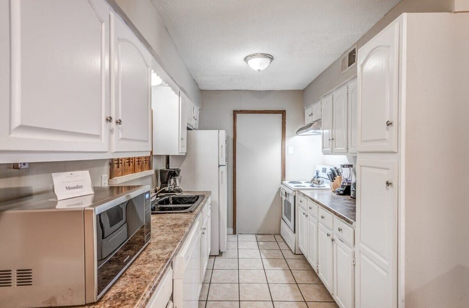 Fully stocked kitchen