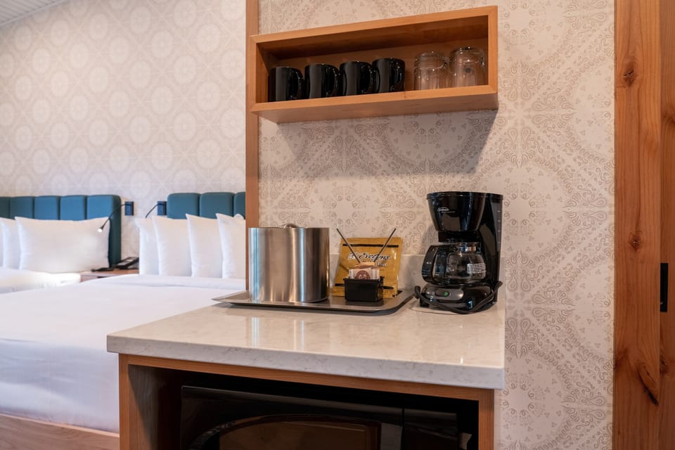 Store some food in the mini-fridge.