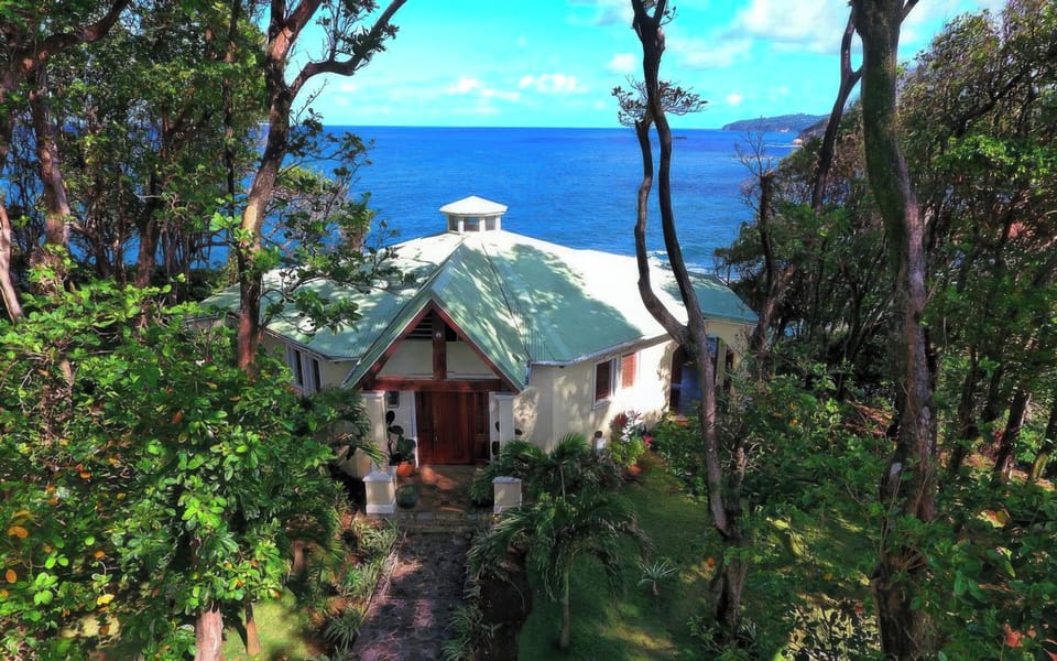 A private sanctuary overlooking the ocean.