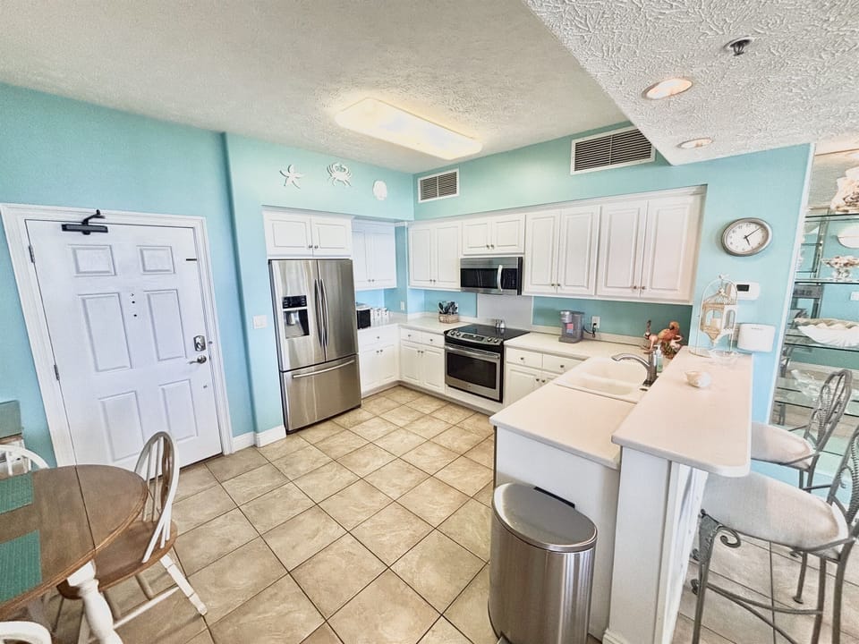 Plenty of counter space for cooking meals