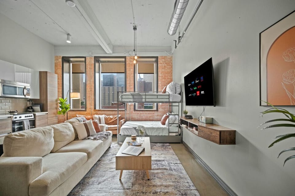 Living Room • 55` Smart TV with Streaming Services!