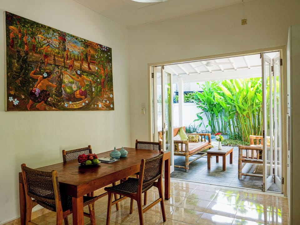 Family Villa, Balcony | In-room dining