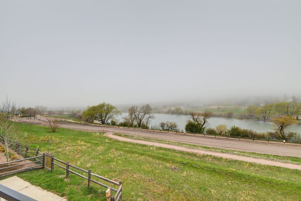 Even on a foggy day Palmer Lake is stunning!