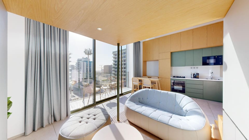 Deluxe Loft, 1 Bedroom, Private Bathroom, City View | Desk, laptop workspace, blackout drapes, free WiFi