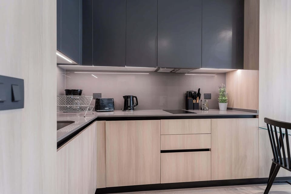 Enjoy the convenience of a complete kitchen perfect for extended stays and culinary adventures