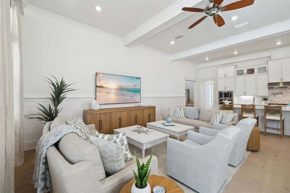 Spacious living area with ample seating for entertaining