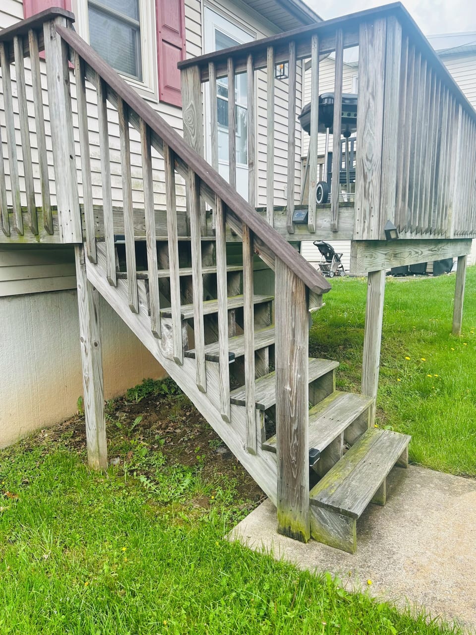 Rear entrance