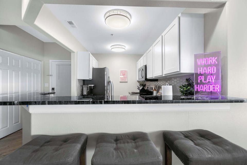 Condo, Multiple Beds, Balcony (Emerald Bay Oasis) | Private kitchen | Fridge, microwave, oven, stovetop