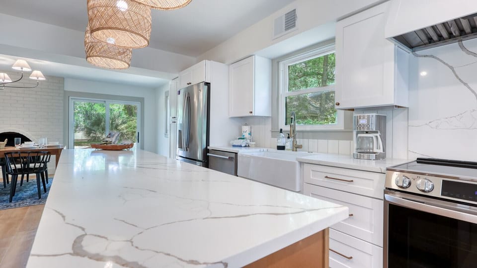 Kitchen with All New Appliances and Huge Island