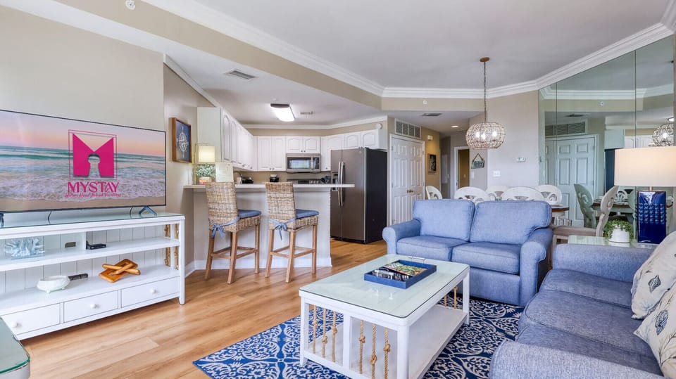 Coastal Living Room: Kick Back with Cable & Streaming
