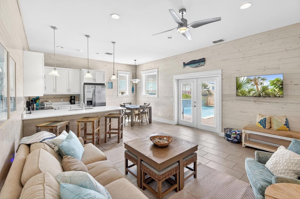 Open-concept living area perfect for gathering, relaxing, and making vacation memories together!