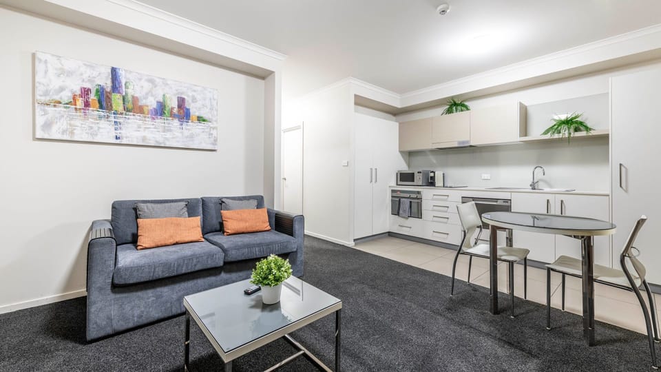 Comfortable lounge area for relaxing stays