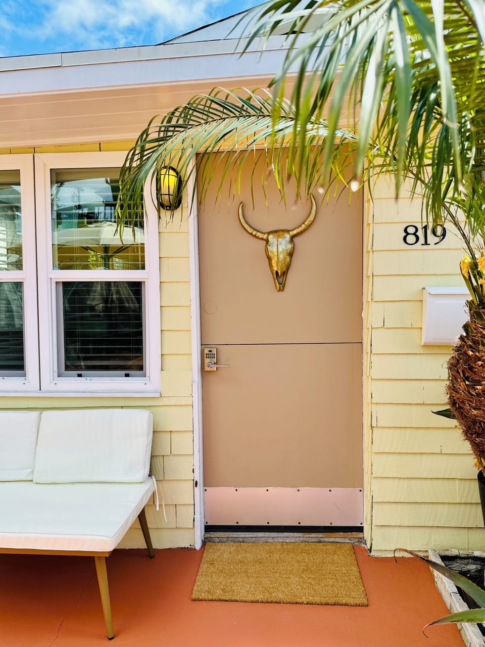 Dutch style door for optimal air flow.