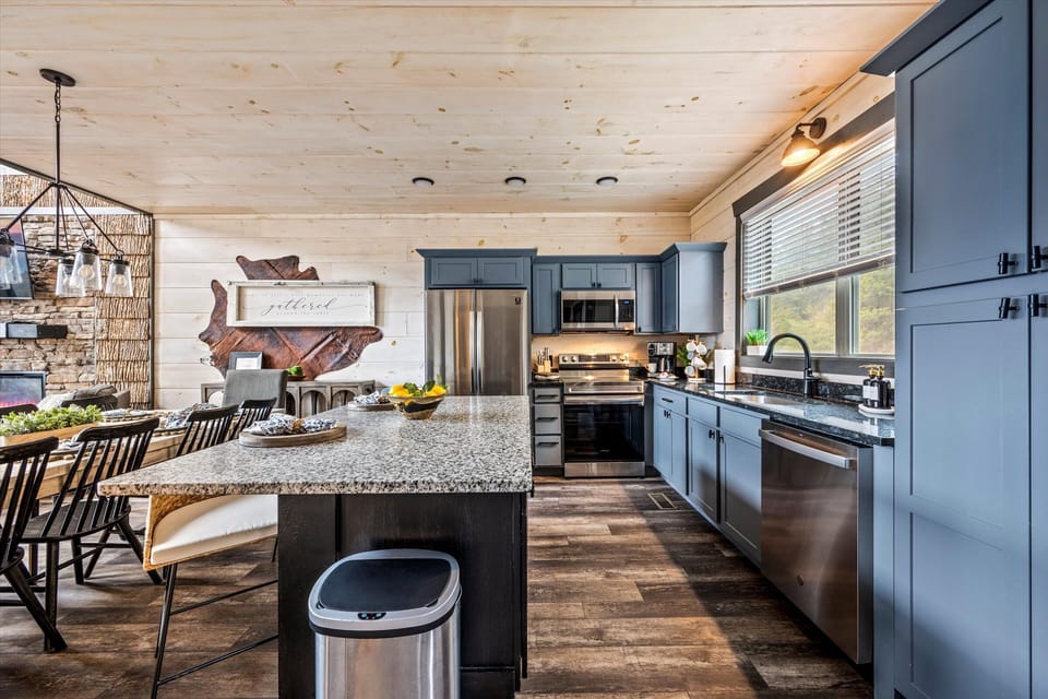 Whip up delicious meals in the spacious kitchen, with everything you need to make cooking a joy.