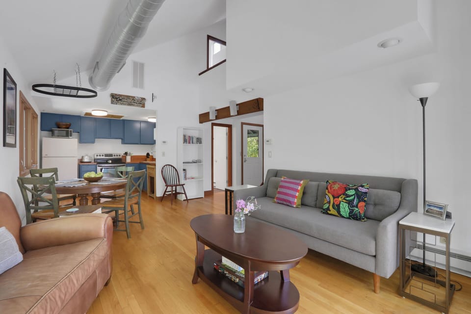 Open concept floor plan. Living room