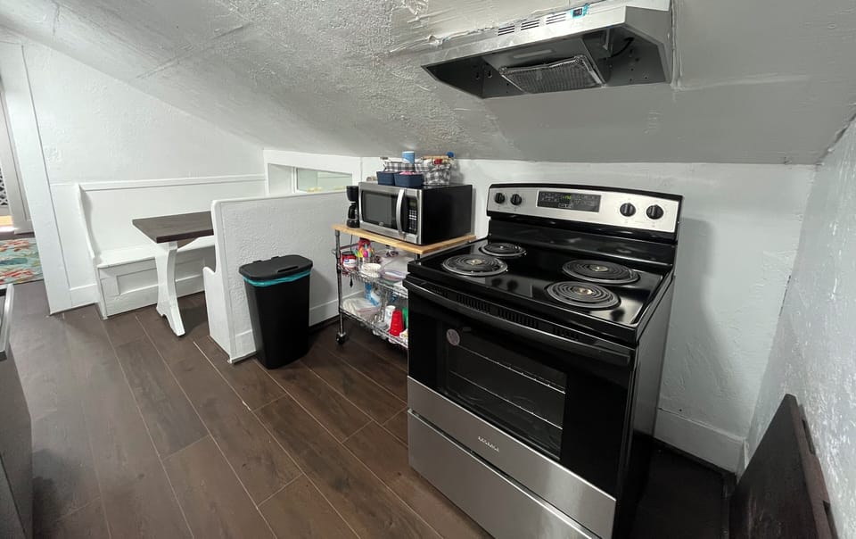 Fully stocked kitchen