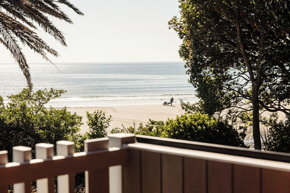 View from private balcony