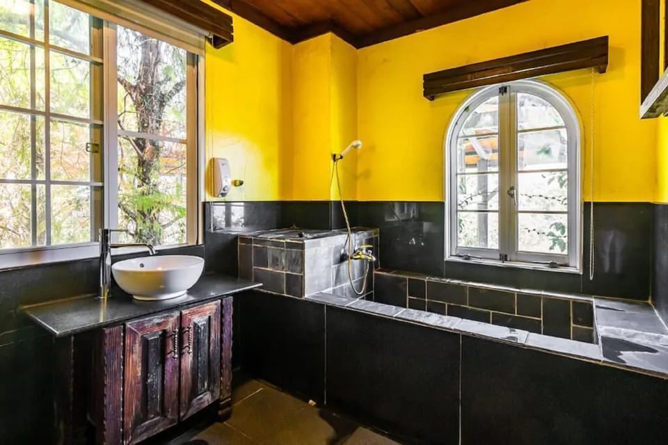Deluxe Double Room, Lanai (27.37) | Bathroom | Shower, hair dryer, towels, shampoo
