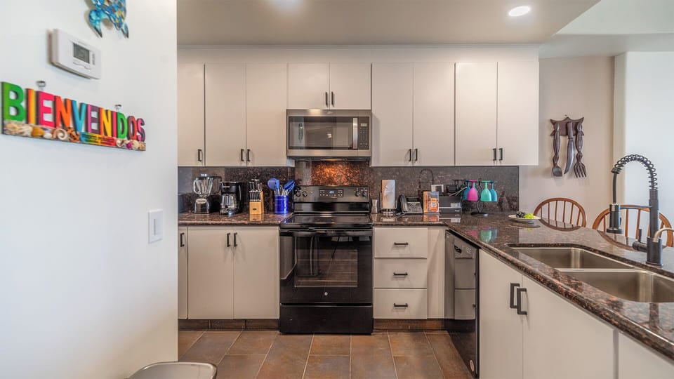 Kitchen Sink And Cabinets