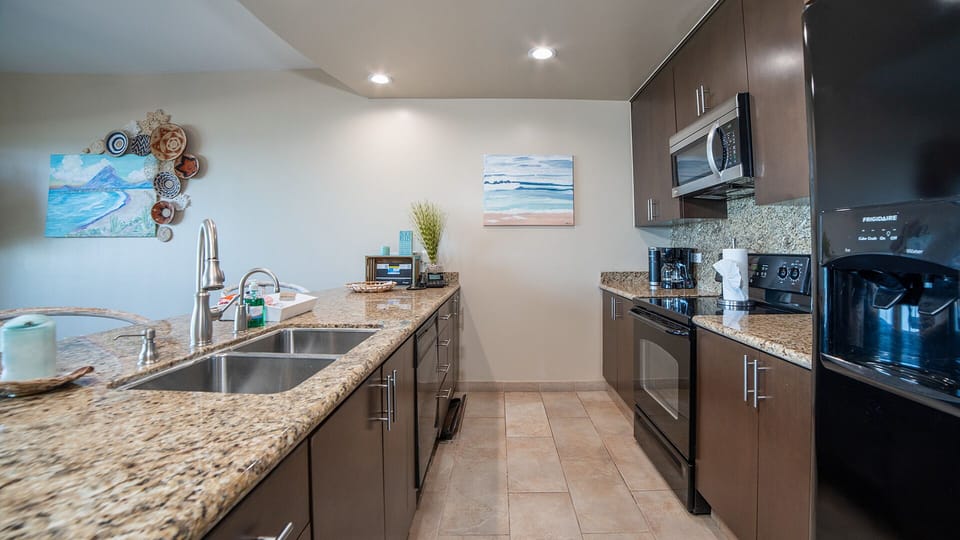 The kitchen.