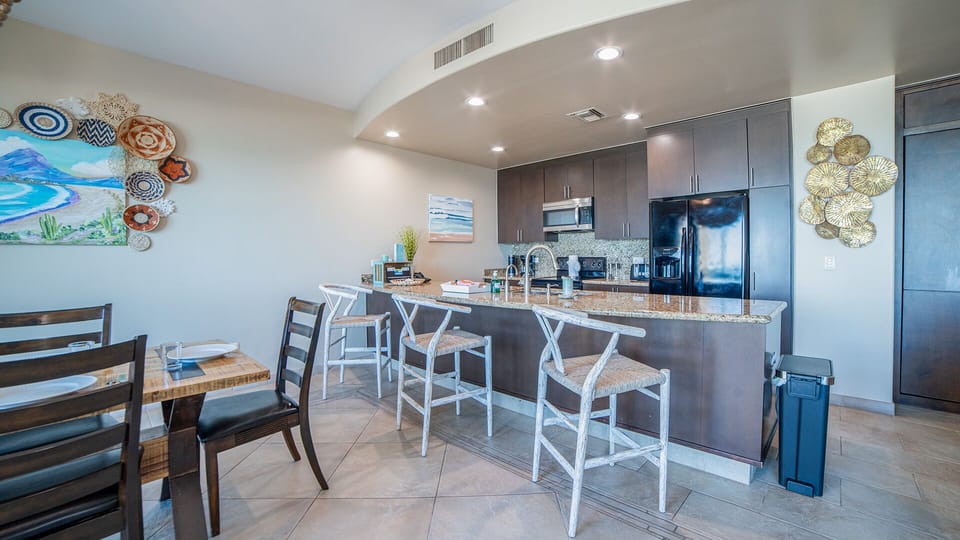 The kitchen.