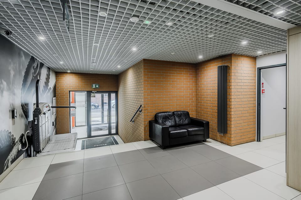 Interior entrance