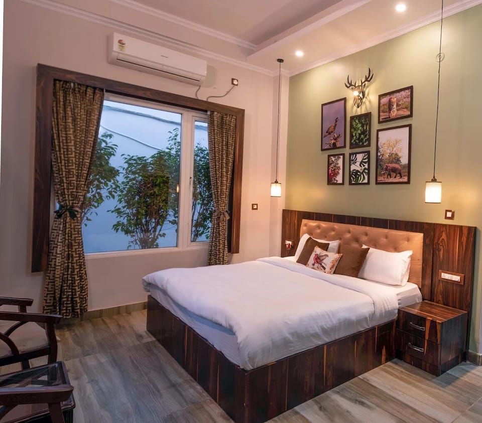 Deluxe Double Room, Balcony, Garden View | Egyptian cotton sheets, premium bedding, down comforters