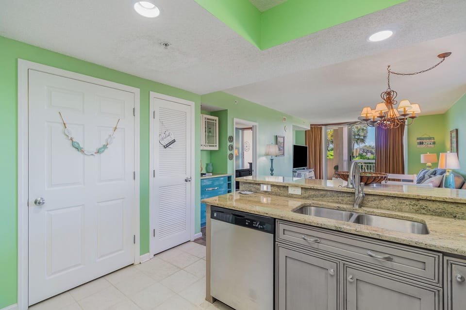 View of Condo from Kitchen