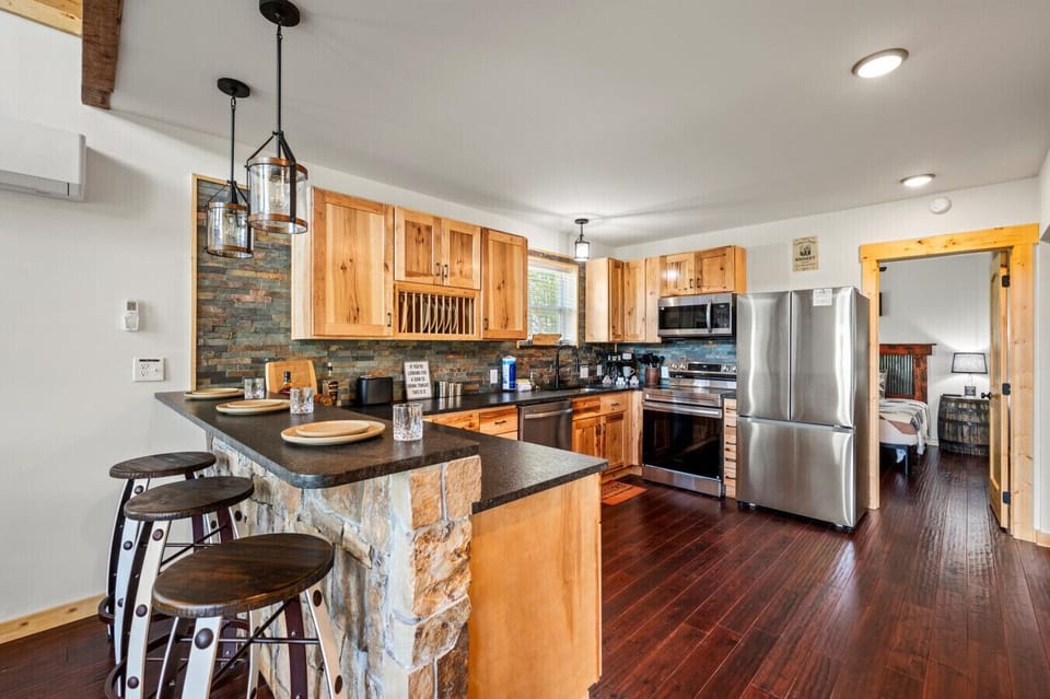 Cook, gather, and laugh—this kitchen’s got the tools, and the bar stools