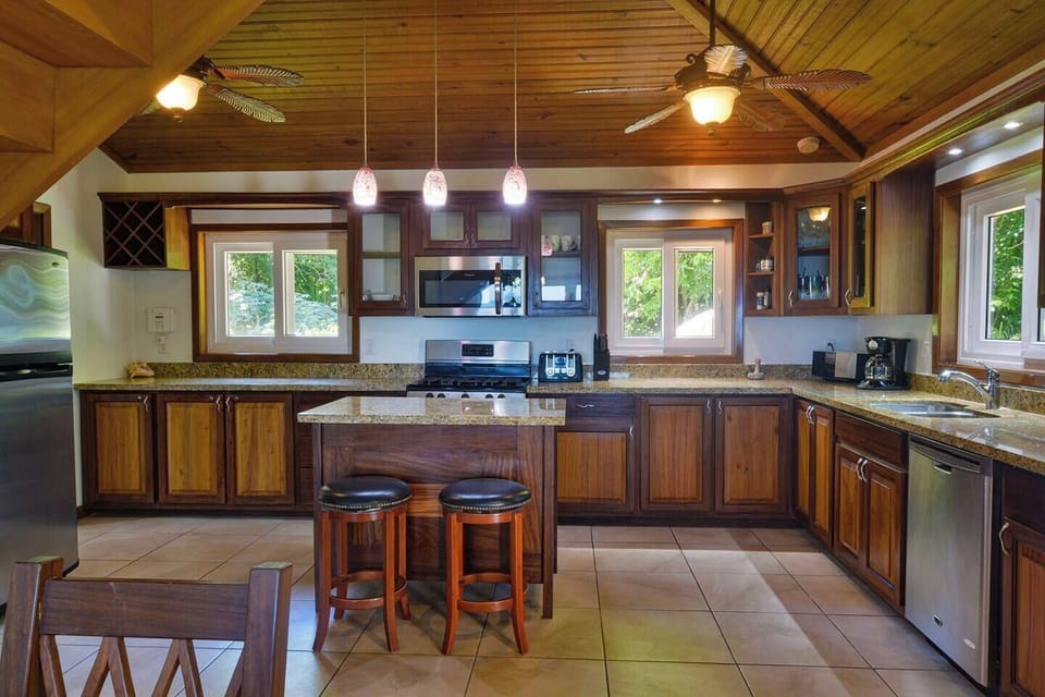 Well stocked kitchen