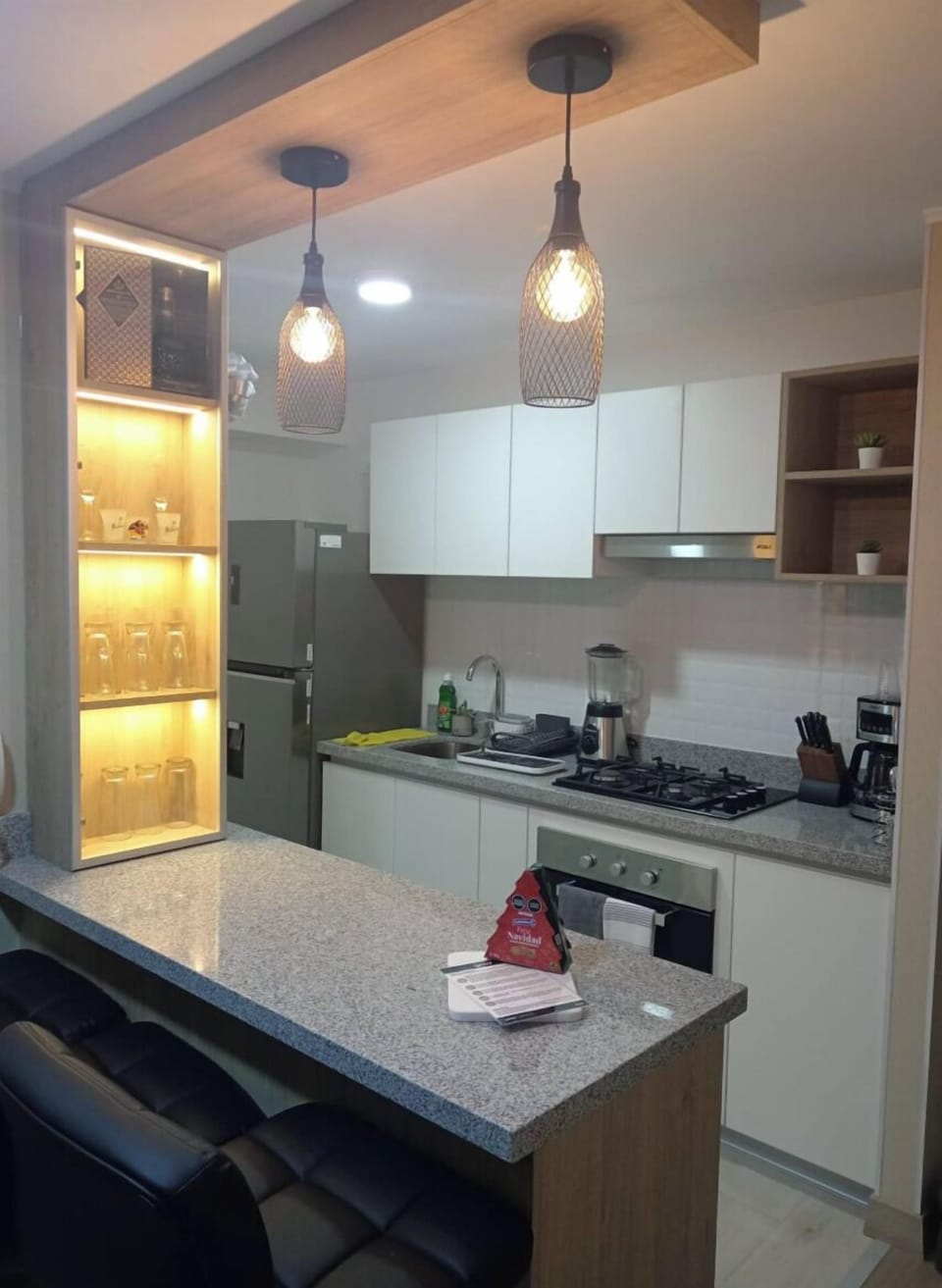 Comfort Apartment, City View | Private kitchen