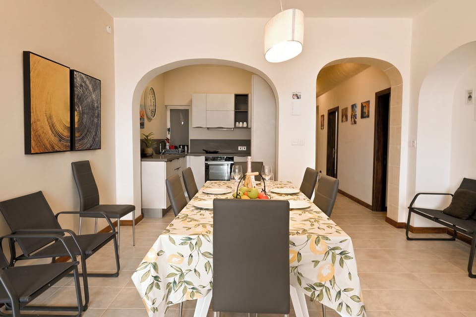 Kitchen and dining area