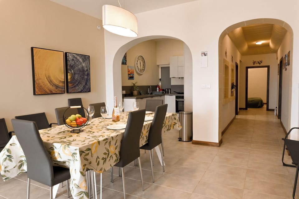 Kitchen and dining area