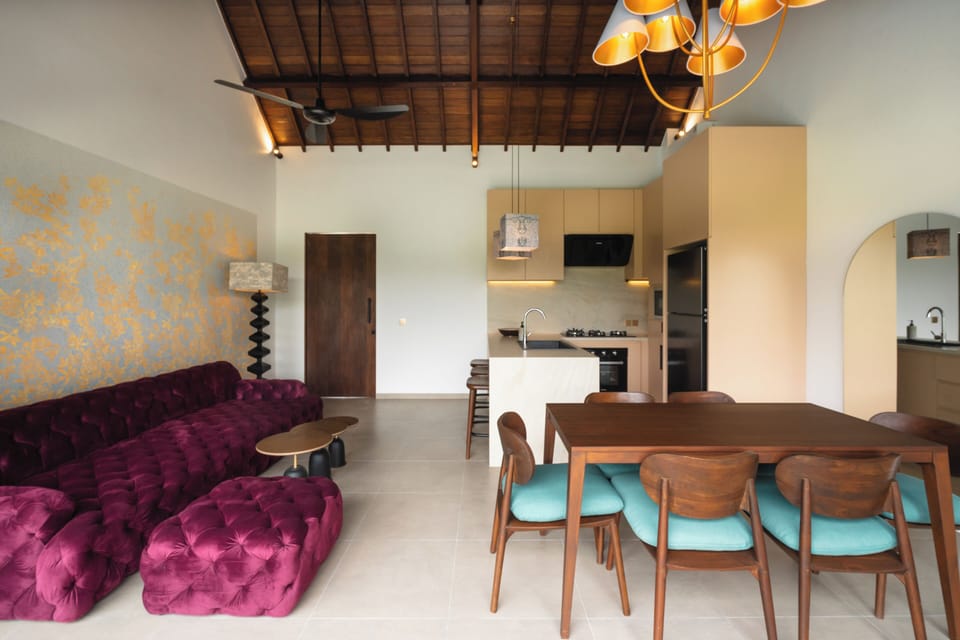 Deluxe Villa, 3 Bedrooms, Private Pool, Pool View | Living area | 40-inch Smart TV with digital channels