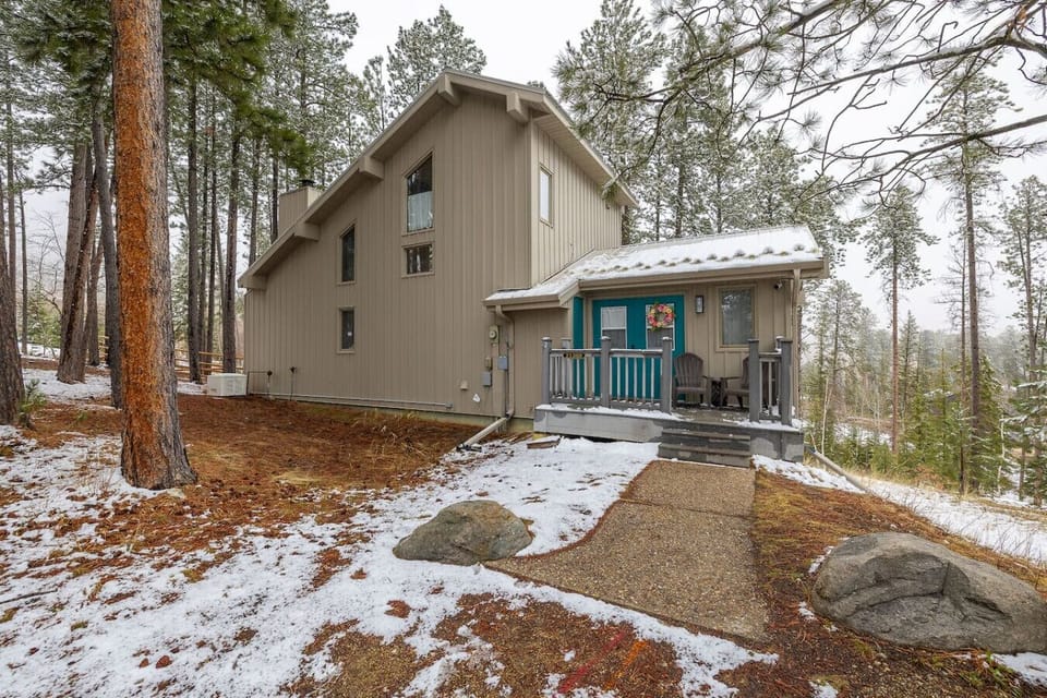 Nestled in a peaceful spot near Lead, SD, this home offers a perfect Black Hills retreat.