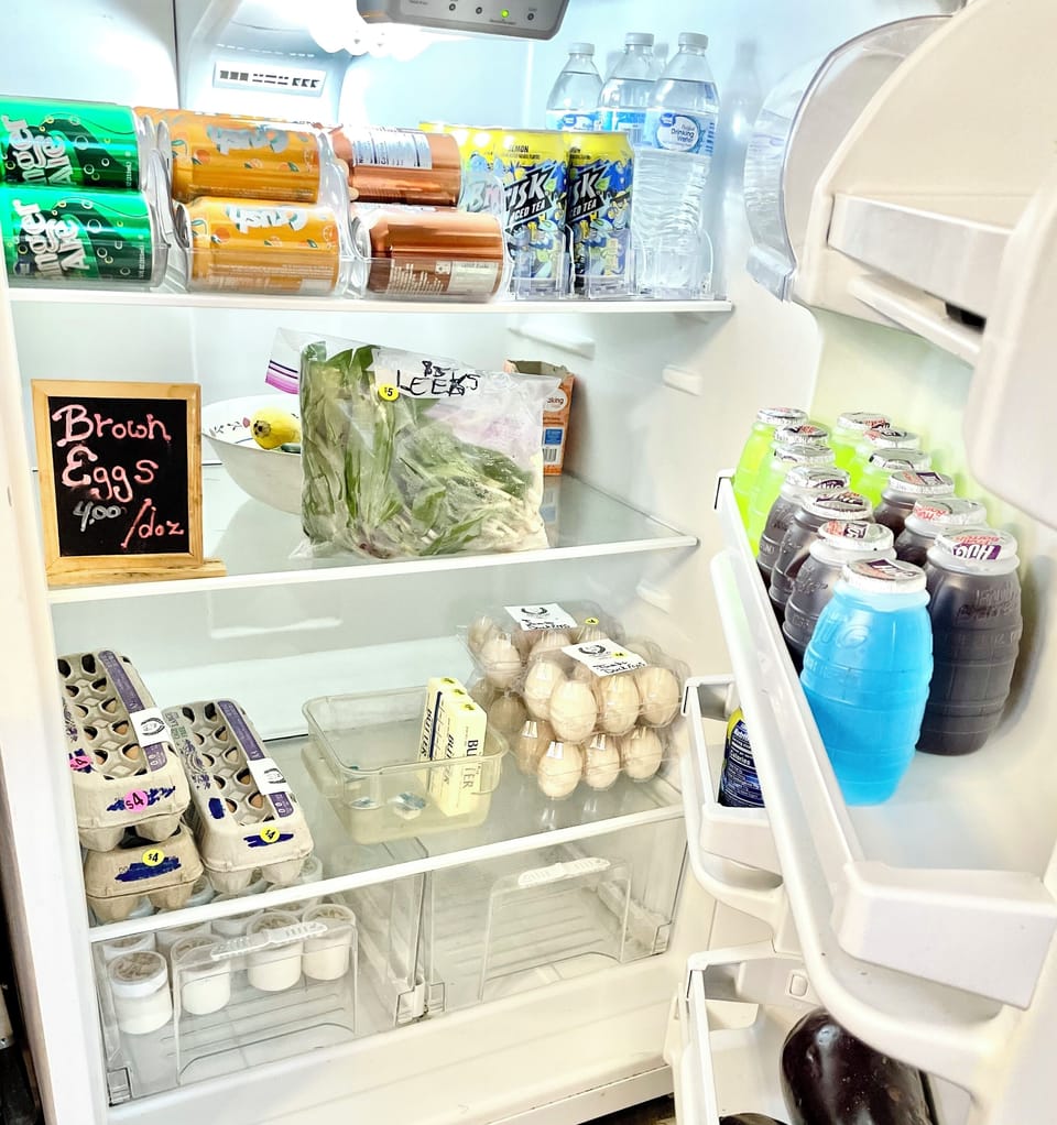 Our far store offers many cold items.