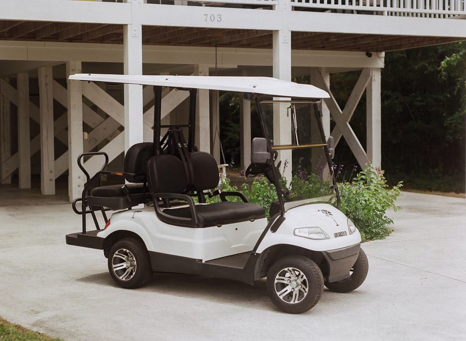 Golf cart available for rent