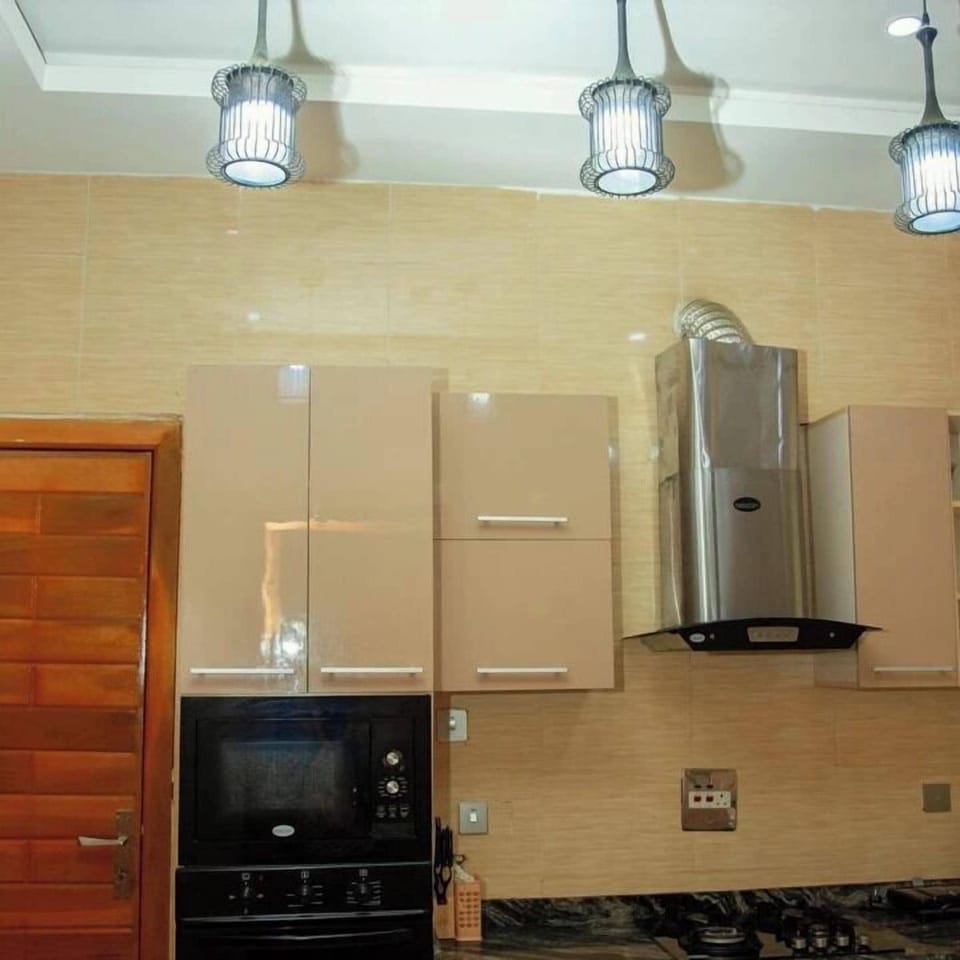 Economy Apartment, Balcony, City View | Private kitchen | Fridge, microwave, oven, stovetop
