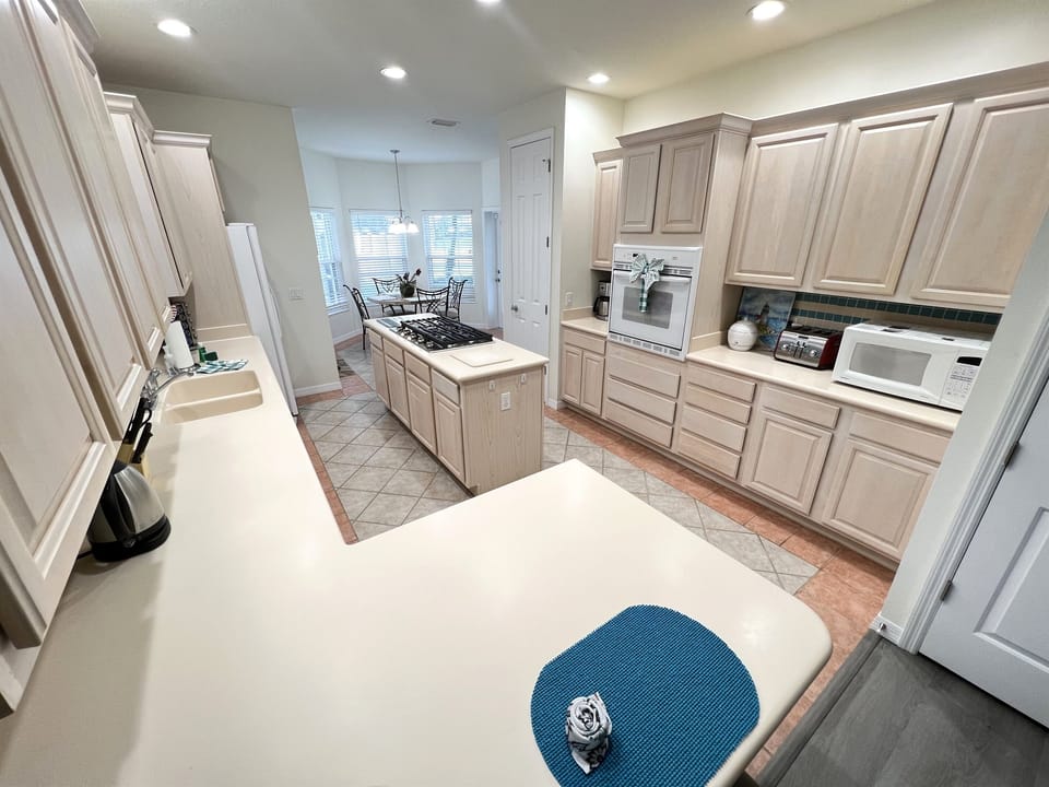 Large Kitchen with all the appliances needed