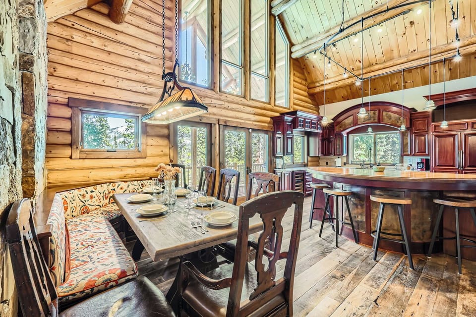 Breathtaking Dining Area with Timeless Style and Charm