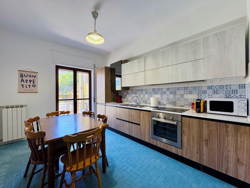 Apartment, 3 Bedrooms, Balcony, City View | Private kitchen | Espresso maker, electric kettle